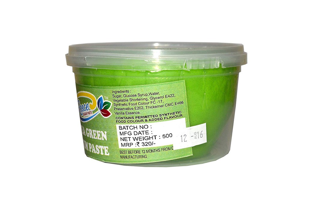 Reece Pea Green Gum Paste    Tub  500 grams